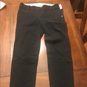 J Crew Black Stretchy Pants